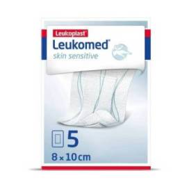 Leukomed Skin Sensitive Adhesive Sterile Dressing 5 Units 10 Cm X 8 Cm