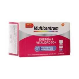 Multicentrum Energia & Vitalidad 50+ 15 Frascos 7 ml Sabor Frambuesa