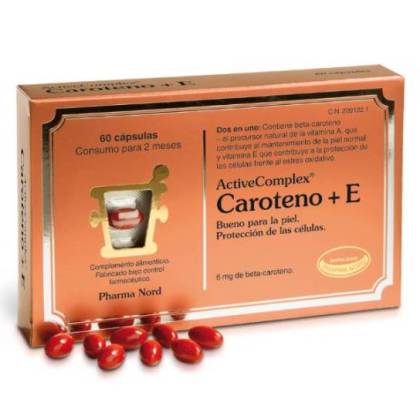 Activecomplex Caroteno + E 60 Capsules