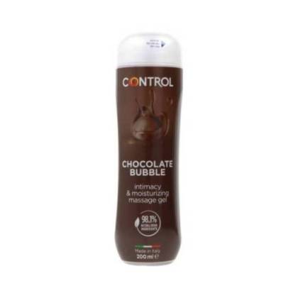 Control Lubricant Massage Gel 3 In 1 Bubble Chocolate 200 Ml