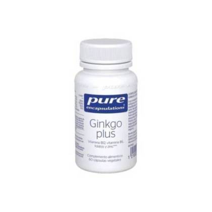 Ginkgo Plus Pure Encapsulations 60 Cápsulas