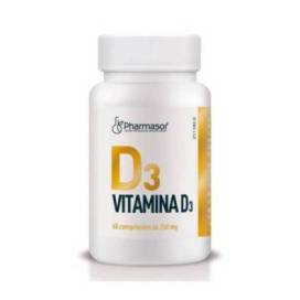 Vitamina D3 Soria Natural 60 Comprimidos