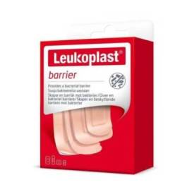 Leukoplast Barrier Adhesive Dressing Transparent 30 Units Assorted