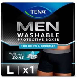 Absorbente Lavable Tena Men Boxer Talla L Color Negro