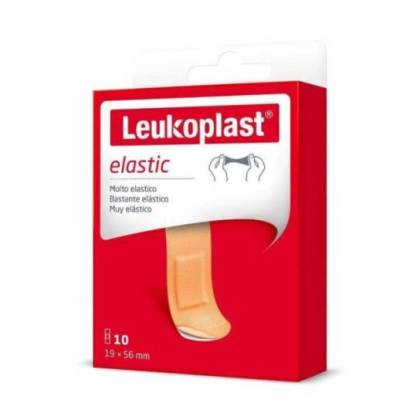 Leukoplast Elastic Curativo Adesivo 10 Tiras 76mm X 25mm