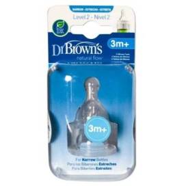Dr Browns Sauger 3m+ Für Meerenge Babyflasche 2 Einheiten