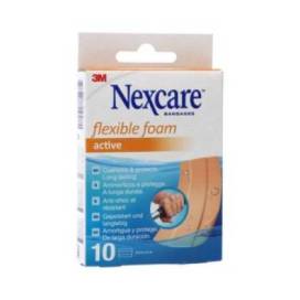Nexcare Flexible Foam Active 10x6 Cm 10 Einheiten