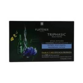 Triphasic Reactional Anti-hairloss Treatment 12 Ampoules 5 Ml Rene Furterer