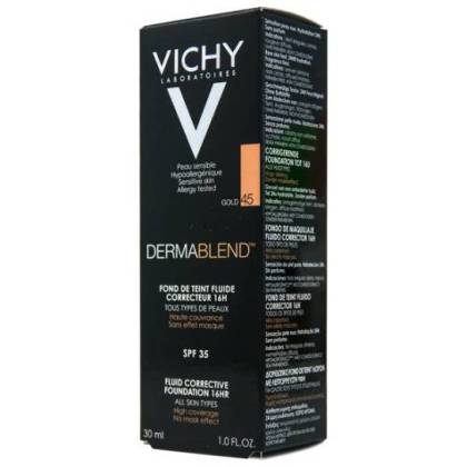 Vichy Dermablend Base Maquiagem 45 Gold 30ml