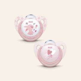 Nuk Rose Chupeta Silicone 6-18m 2 Unidades