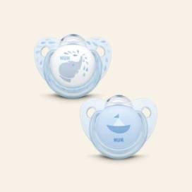 Nuk Blue Chupeta Silicone 6-18m 2 Unidades