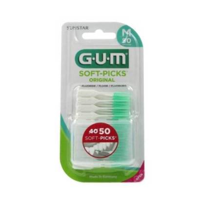 Gum Soft Picks With Fluoride 50 Brushes