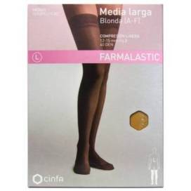 Farmalastic Media Larga (a-f) Compresion Ligera Blonda Vison Talla Xl