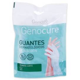 Genocure Guantes Algodon Cortos Talla L 2 Uds