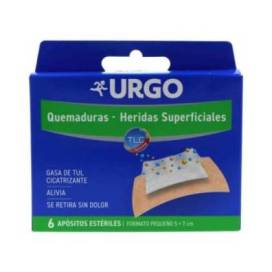 Urgo 6 Medium Size Plasters For Burns