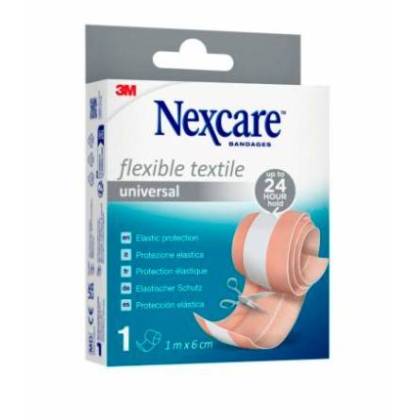 3m Nexcare Curativo Adesivo Têxtil 5 Unidades 1m X 6cm Para Cortar