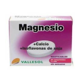 Vallesol Magnesium+calcium+soja Isoflavonas 24 Einheiten