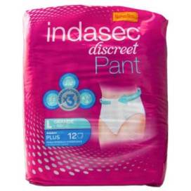 Indasec Discreet Pant Plus Tamanho Grande 12 Unidades