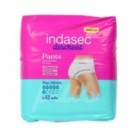 Indasec Discreet Pant Plus Medium Size 12 Units