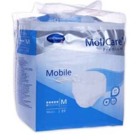 Molicare Premium Mobile 6 Gotas Tamanho M 14 Unidades