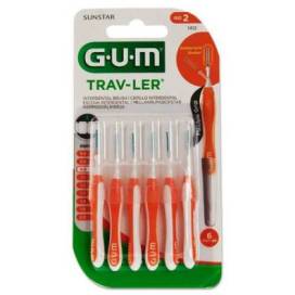 Gum Trav-ler 1412 0.9mm 6 Interdental Brushes