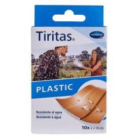 Tiritas Plastic Pflaster 10x6 Cm 10 Einheiten Hartmann