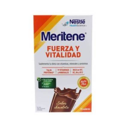 Meritene Fuerza Y Vitalidad Batido Chocolate 15 Saquetas