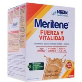 Meritene Fuerza Y Vitalidad Decaf Coffee Milkshake 15 Sachets