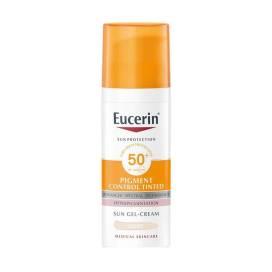 Eucerin Sun Protection Spf 50+ Pigment Control Tinted 1 Envase 50 ml Color Claro