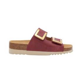 Sandalia Scholl Señora Monterey 2 Straps Color Vino Talla 39