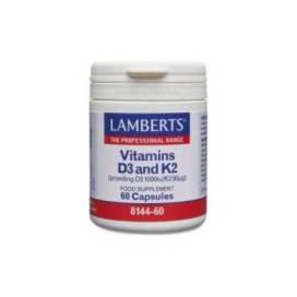 Vitamina D3 1000ui K2 60 Caps 814460 Lamberts