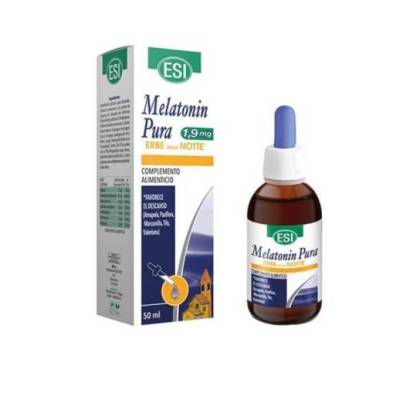 Reine Melatonin-tropfen Mit Erbe 1,90 Mg 50 ml Esi