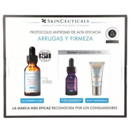 Skinceuticals C E Ferulic 30 ml + H.a. Intensifier 15 ml + Advanced Brightening Spf50 15 ml Angebot