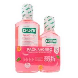 Gum Sensivital+ Colutorio 500 Ml + 300 Ml Promo