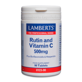 Rutin And Vitamin C 500mg 90 Tablets Lamberts