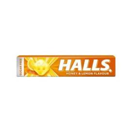 Halls Honey and Lemon Candies Without Sugar