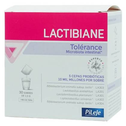 Lactibiane Tolerance 30 Envelopes Pileje