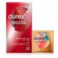 Durex Condoms Sensitive Total Control 12 Units + Real Feel 3 Units Promo