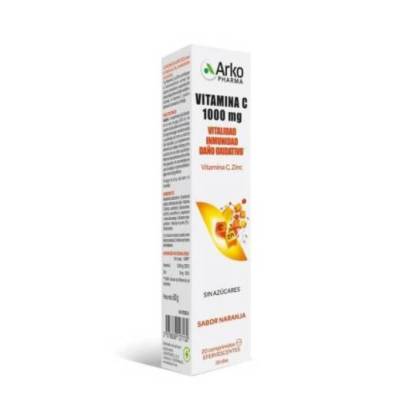 Arkovital Vitamina C 1000mg Con Zinc 20 Comps Efervescentes