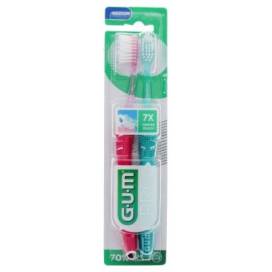 Gum 1528 Technique Pro Escova De Dentes Média Adulto 2 Unidades