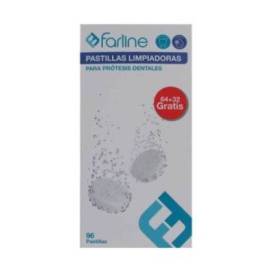 Farline Dental Prosthesis Cleaning Cleaning Tablets 96 Tablets