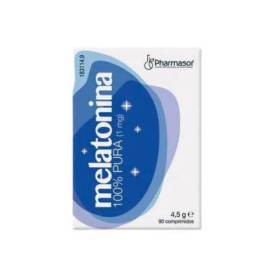 Melatonin 100% Pura 1mg 90 Comps Pharmasor