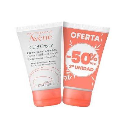 Avene Cold Cream Creme De Mãos Concentrada 2x50 Ml Promo