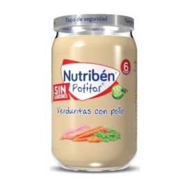 Nutriben Pollo Guisantes Y Zanahorias 235 g