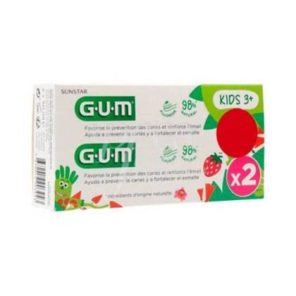 Gum Kids Gel Dentifrico 2x50 ml Promo