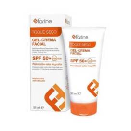 Farline Gel Crema Facial Toque Seco Spf 50 Textura Ligera 50 ml