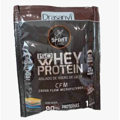 Drasanvi Single-dose Isolated Whey Protein Double Chocolate Flavor 30g