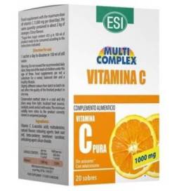 Esi Multi Complex Reine Vitamin C 1000mg Pulver 20 Beutel
