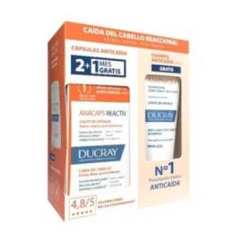 Ducray Anacaps Reactiv 90 Kapseln + Anaphase Shampoo Anticaida 100 ml