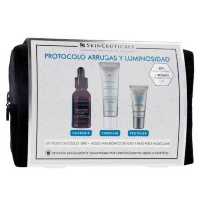 Skinceutical H.a. Intensificador 30 ml + Glicólico 10 50 ml + Iluminador Avançado Spf50 15 ml Promo